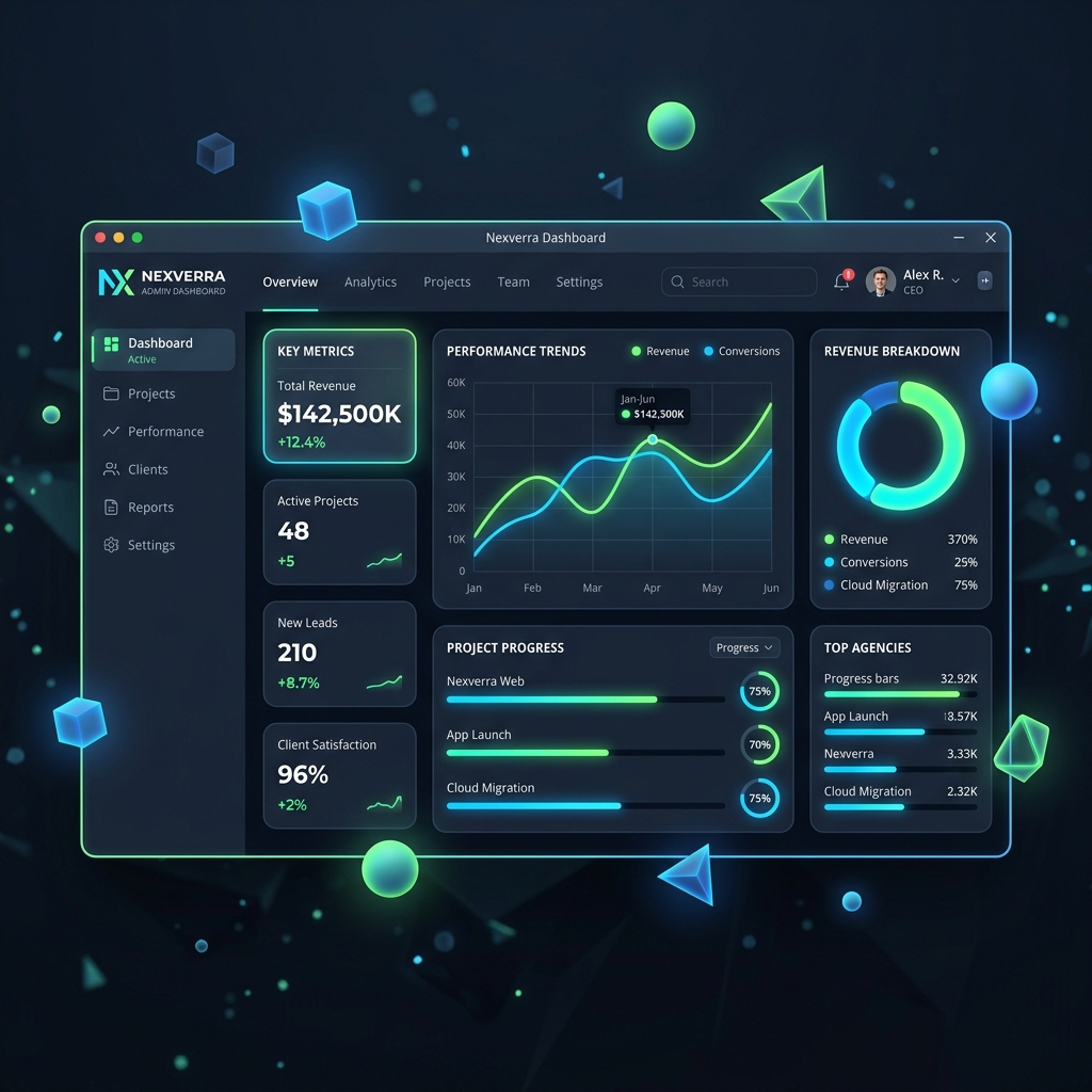 Interactive Web Design mockup